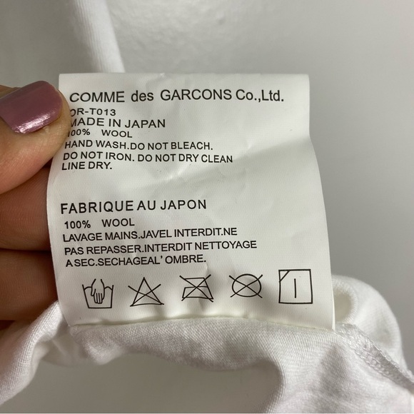 Comme des Garçons PLAY Double Heart T-Shirt - Picture 10 of 10